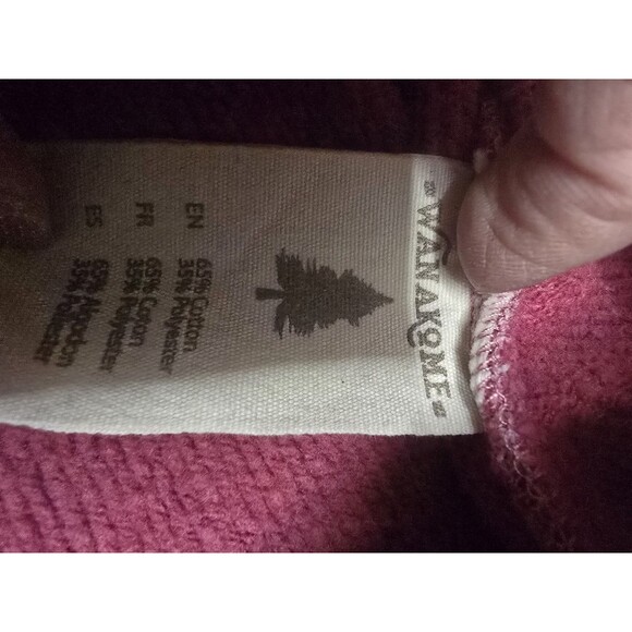 Wanakome Hera Hoodie XL Pink Polka Dot Cowl Neck Rope Drawstring Canada Outdoor - Picture 7 of 16